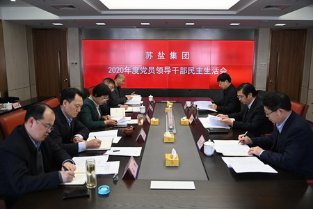 赏金国际集团党委召开2020年度民主生活会