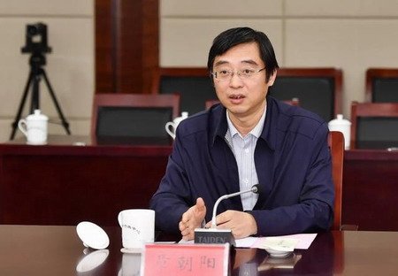 盐集团党委书记、董事长章朝阳与淮安市市长陈之常深入洽谈推进盐穴储油气库项目建设，共商“十四五”发展