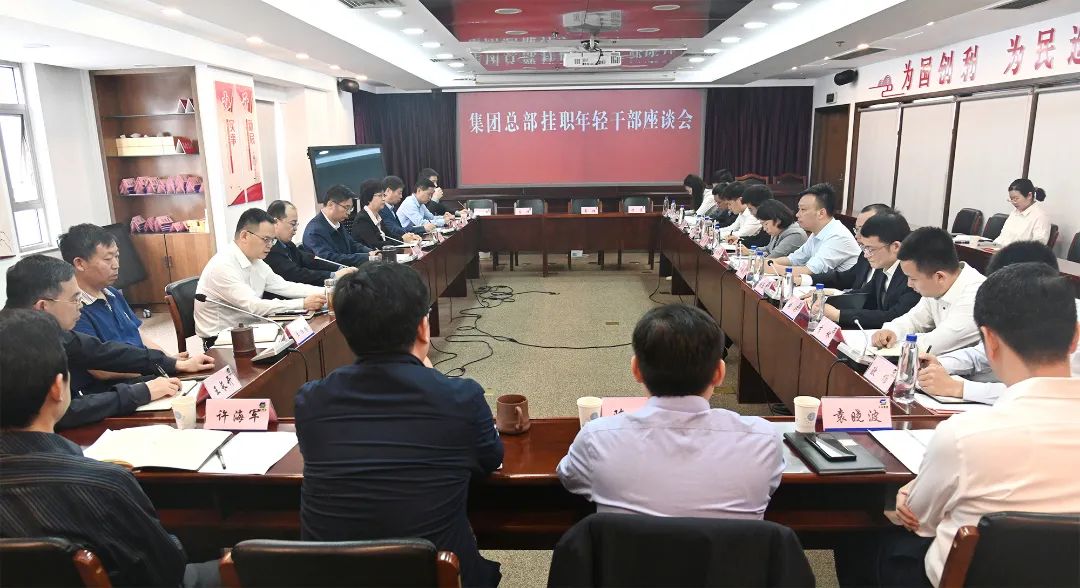 汲取力量茁壮成长 勇挑重担不负韶华——赏金国际集团党委召开总部挂职年轻干部座谈会